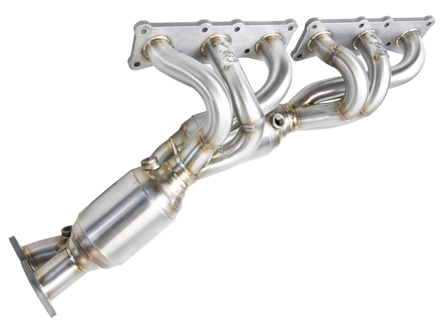 Afe Twisted Steel 304 Stainless Steel Long Tube Header w/ Cat BMW 3-Series (E90/91/92/93) 06-13 128i (E82/E88) 08-13 L6-3.0L (N52)