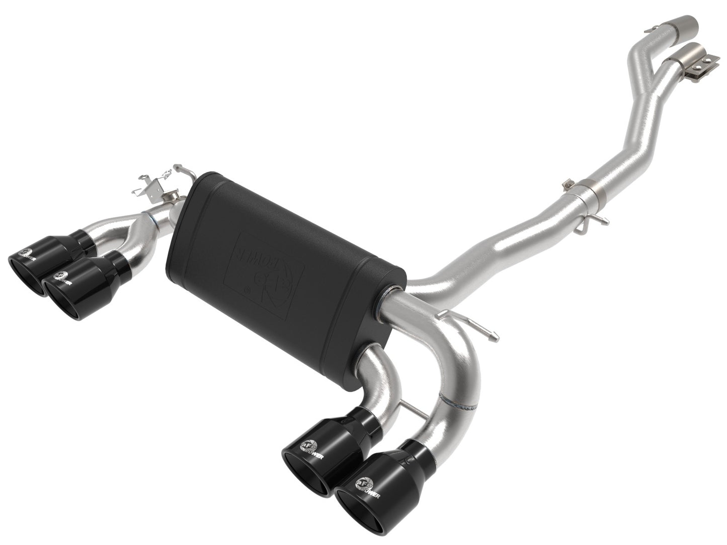 aFe MACH Force-Xp 3 IN to 2-1/2 IN 304 Stainless Steel Cat-Back Exhaust System BMW M2 Competition (F87) 19-21 L6-3.0L (tt) S55