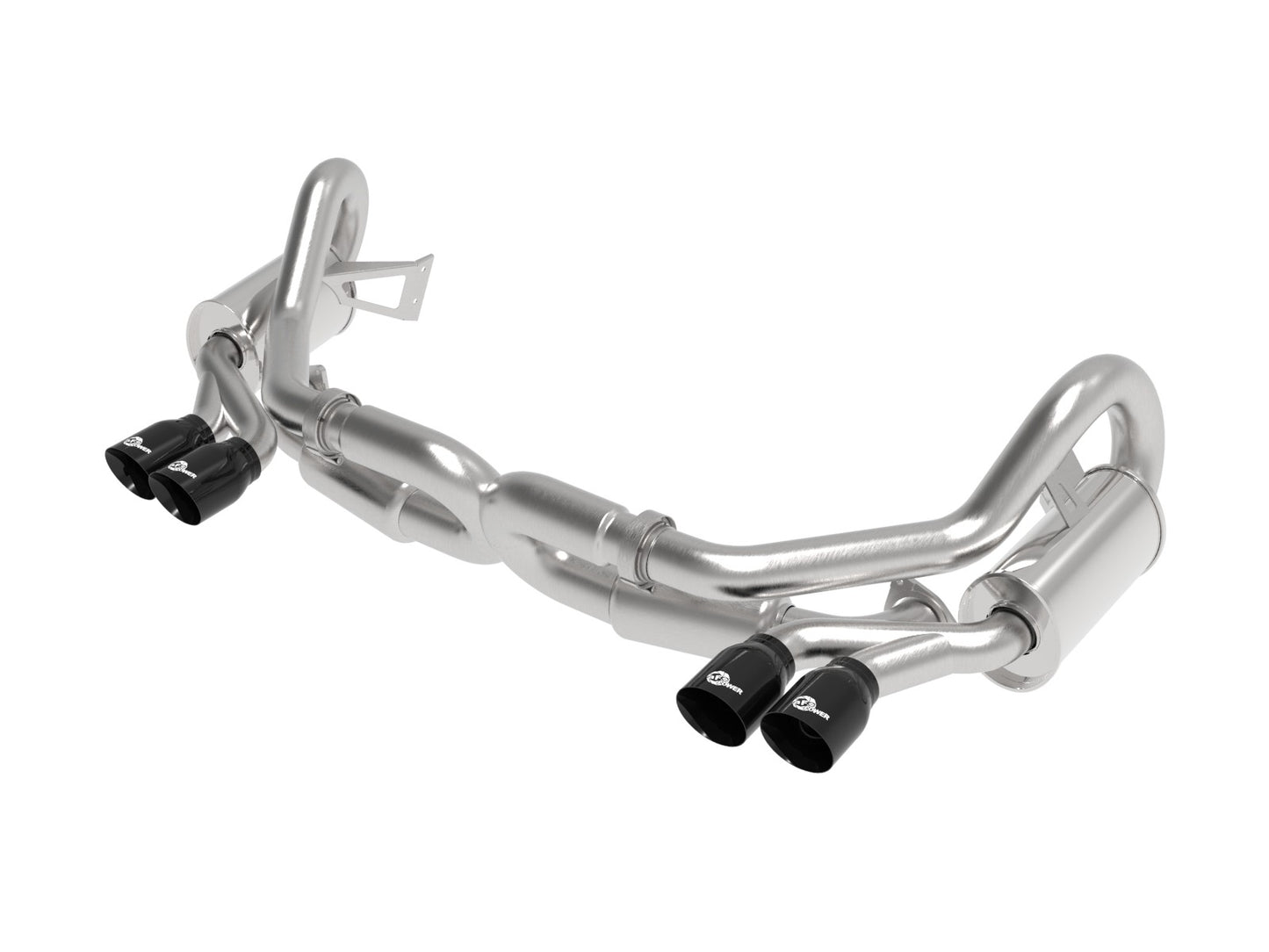 aFe MACH Force-Xp 3 IN to 2-1/2 IN 304 Stainless Steel Cat-Back Exhaust System  ADDS UP TO: +34 HP HORSEPOWER   +43 Lbs. x Ft. TORQUE MAX GAINS Porsche 911 Carrera/S/4s/4 12-16