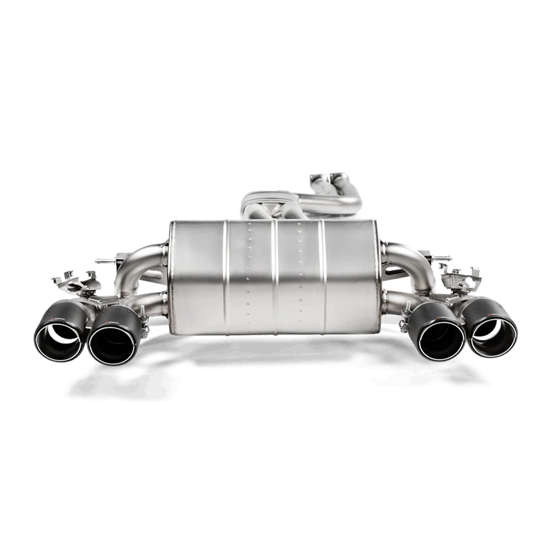 Akrapovic F87 M2 Competition Titanium Slip-On Performance Exhaust W/Carbon Tips