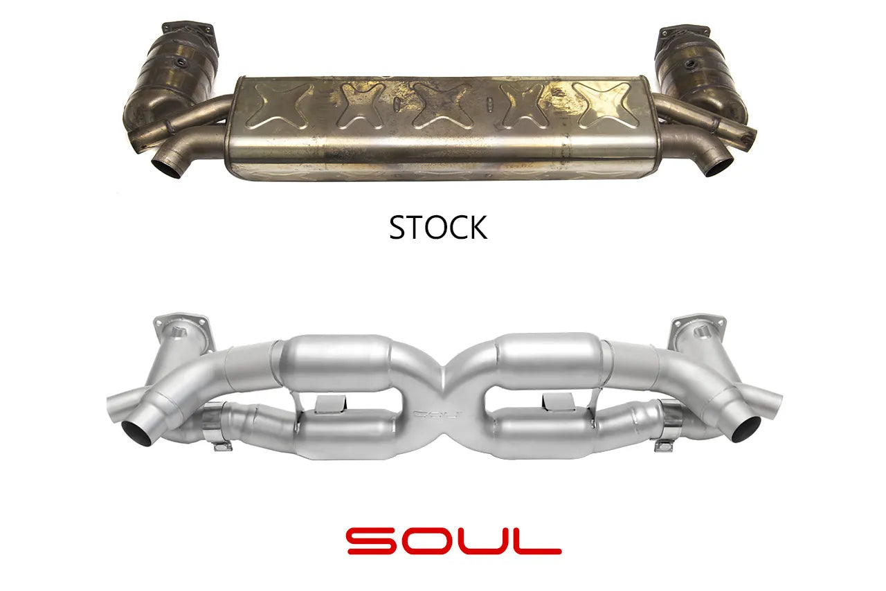SoulPP Porsche 991 Turbo Competition X-Pipe Exhaust System