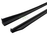 RWCarbon BMW F10 F11 3D Style Carbon Fiber Side Skirt Extensions