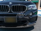 RWCarbon BMW F15 X5 M Sport 3D Style CF Front Lip