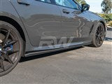 RWCarbon BMW G16/F93 M8 Gran Coupe CF Side Skirt Extensions