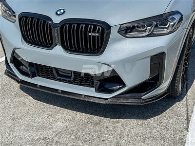 RWCarbon BMW F97 X3M / F98 X4M LCI RWS Carbon Fiber Front Lip Spoiler