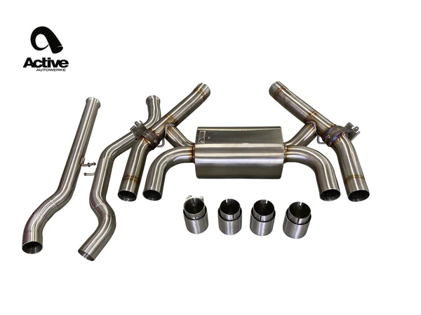 Active Autowerke F87 M2C Valved Rear Axle-back Exhaust