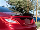 RWCarbon Mercedes W218 Carbon Fiber Renn Style Trunk Spoiler