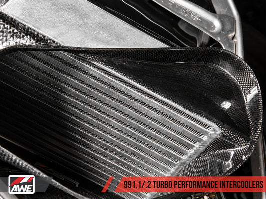 AWE PERFORMANCE INTERCOOLER KIT FOR PORSCHE 991TT