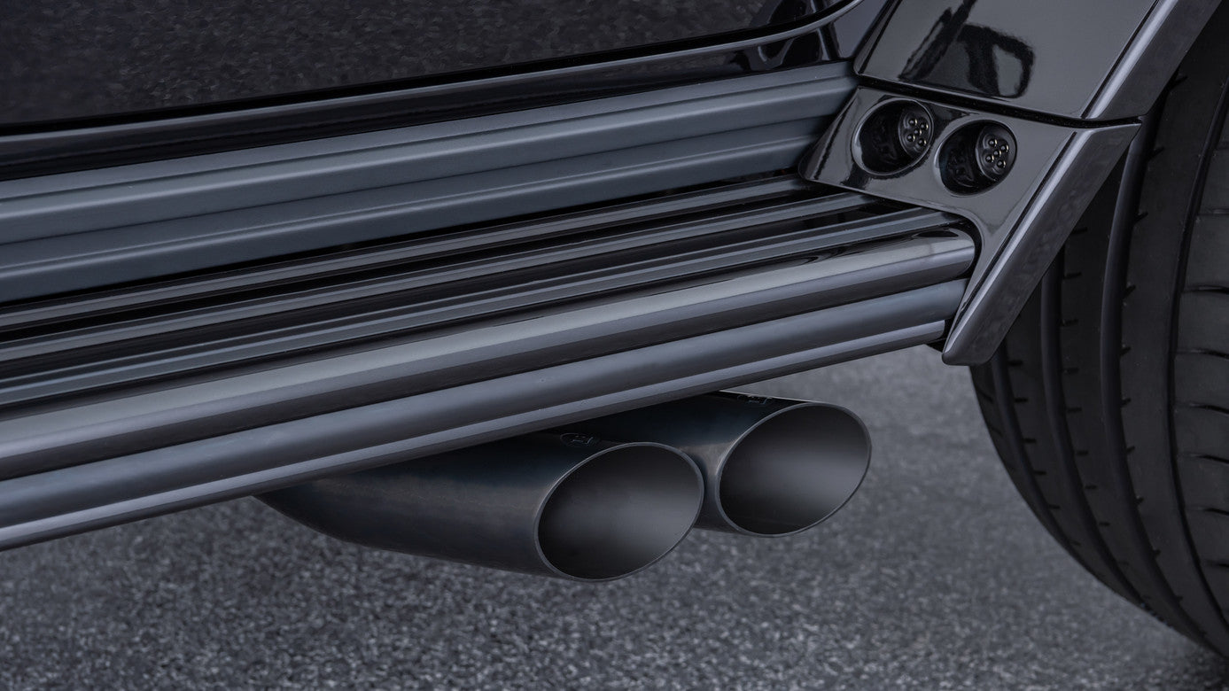 BRABUS Valved Exhaust with Dual Black Tips Mercedes G63 AMG W463A