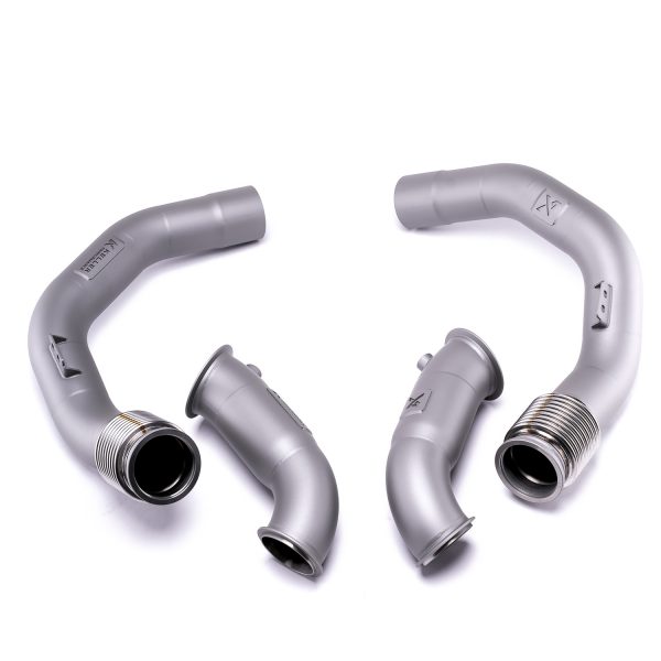 Keller Performance Bmw F95/F96/F97/F98 X5M/X6M X3M/X4M Titanium Cerakote Race Downpipes